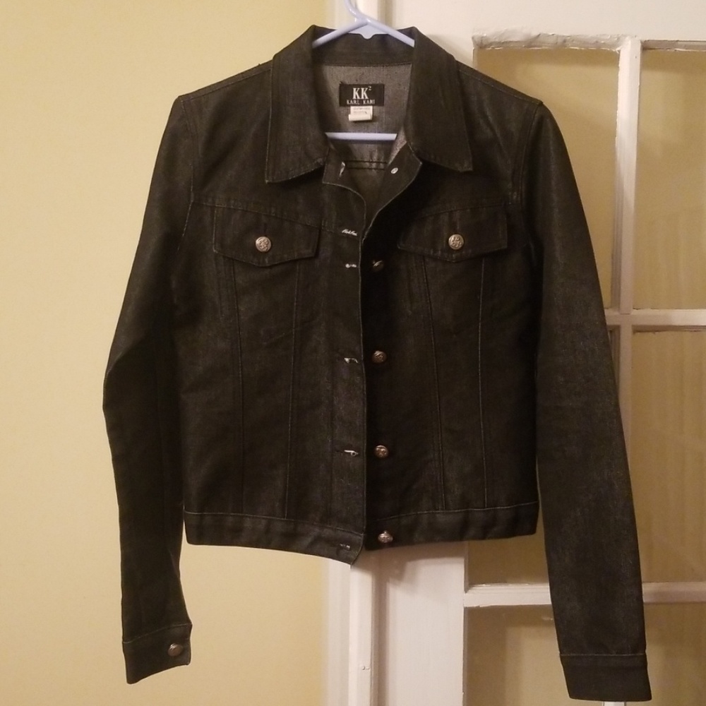 Karl Kani black jean jacket - like new condition